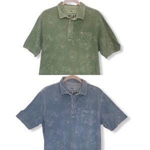 2 Tommy Bahama RELAX COLLAR SHIRTS L